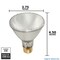 Satco S2241 39w 120v PAR30L WFL50 E26 Xenon Halogen Light Bulb
